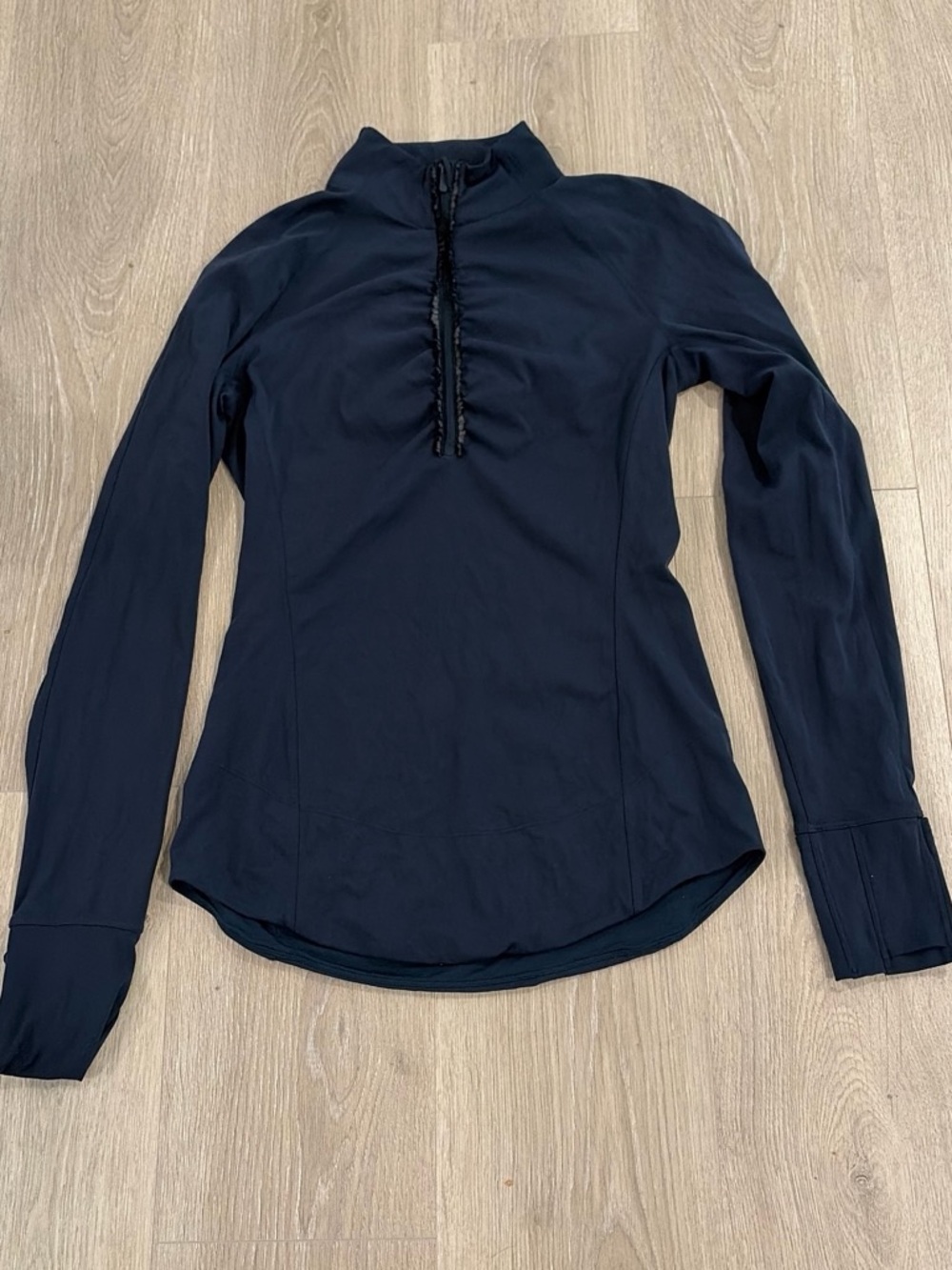 lululemon athletica Navy Half-Zip Mock Neck Long Sleeve